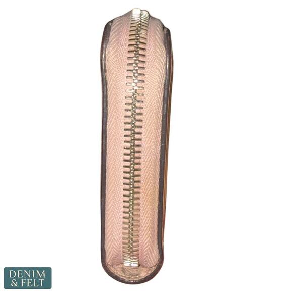 Louis Vuitton Pink Mahina Leather Zippy Wallet – Monogram Perforated, Authentic - Picture 11 of 16